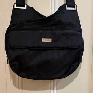 Baggallini Black Nylon Crossbody Bag